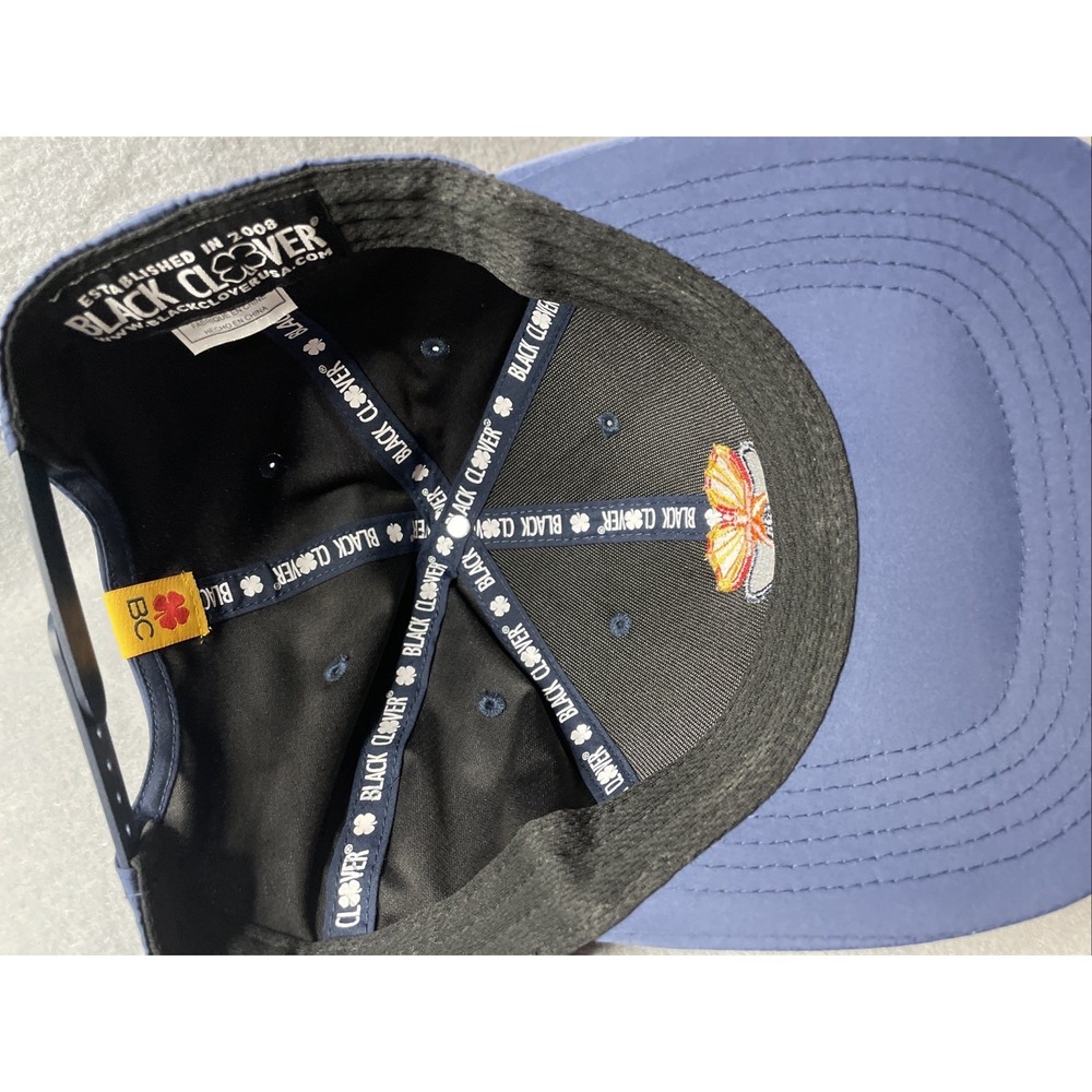 Black Clover Mens Premuim Clover Golf Hat,UV Resist ,Sweat Band Lining SnapBack - Picture 6 of 9